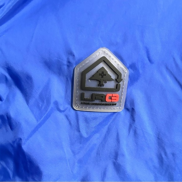 Y2K L-R-G LRG Enterpriser Windbreaker Men’s Jacket Blue Logo Size XL - Picture 7 of 11